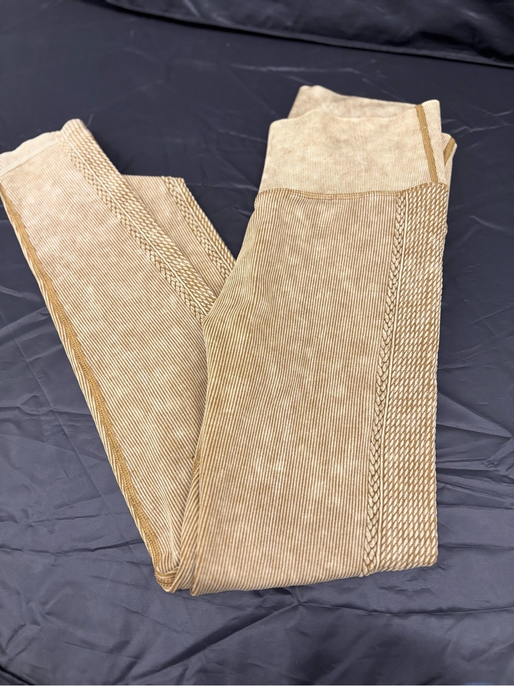 aerie Ribbed legging Warm Tan